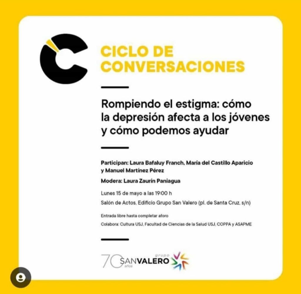 Depresión en jóvenes – Charla de Laura Bafaluy